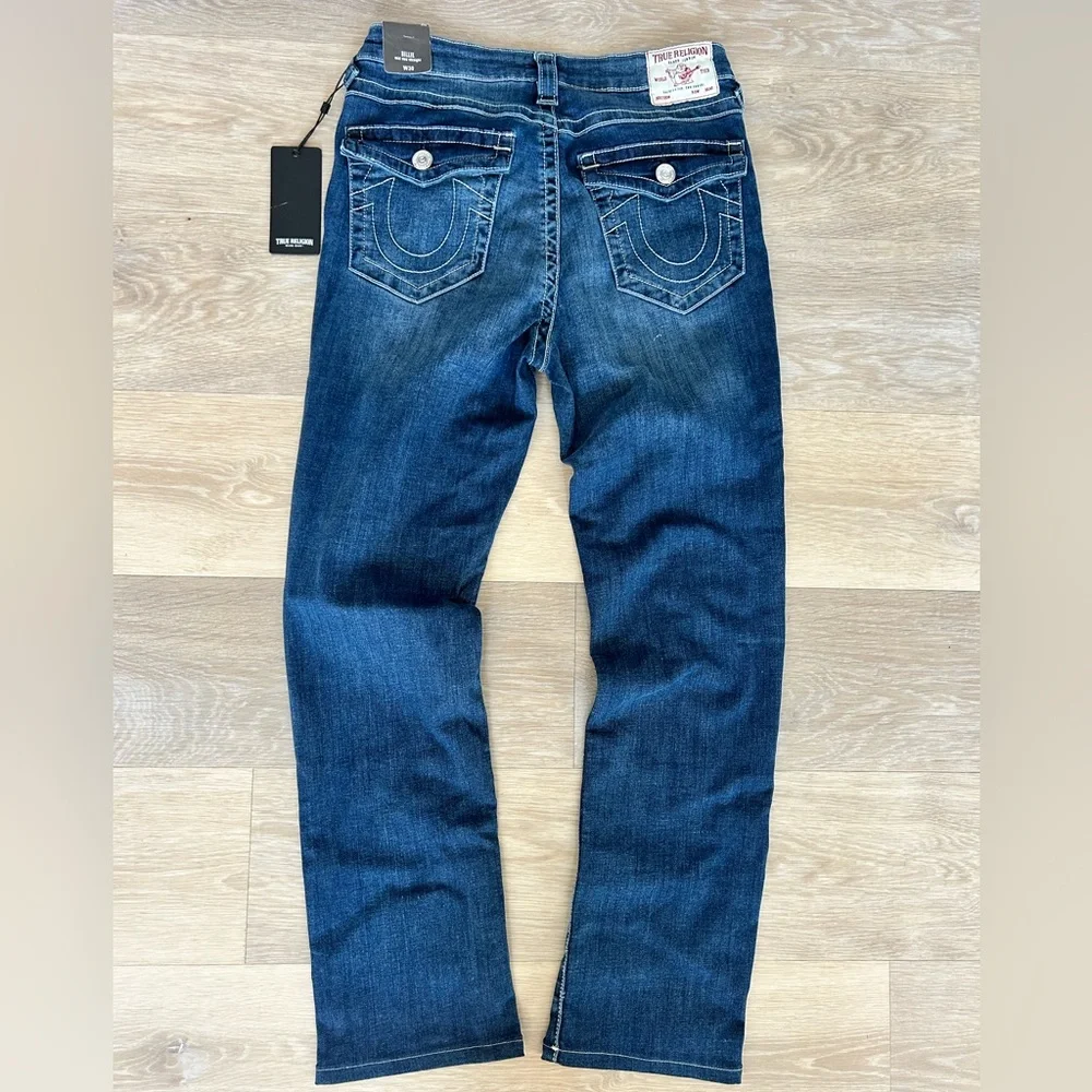 True Religion Billie Mid Rise Straight Jeans – W30 (NWT) - Picture 2 of 7